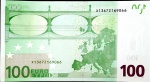 EURO - ALEMANHA - 1a. SÉRIE  (X) - 100 EUROS - FE