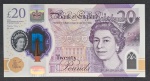 INGLATERRA - RAINHA - POLÍMERO - 20 LIBRAS - FE