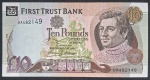 IRLANDA DO NORTE - 1998 - FIRST TRUST BANK - 10 LIBRAS - FE