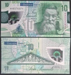 IRLANDA DO NORTE - POLÍMERO - 2017 - DANSKE BANK - 10 LIBRAS - FE
