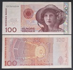 NORUEGA - 100 KRONER - FE