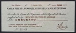 SAN MARINO - 200 LIRAS - FE