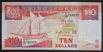 SINGAPURA - 10 DOLLARS - FE