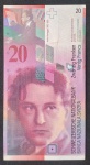 SUIÇA - 20 FRANCOS - FE