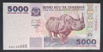 TANZANIA - 5000 SHILINGI - FE