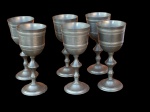 Taças pra vinho em estanho St James , mede 18x8 cm diam