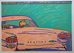 Rubens Gerchman, Pontiac, gravura, tiragem 50/50, 75x105cm, sem moldura