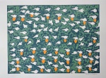 Antonio Poteiro, Revoada Verde, gravura, tiragem 79/100, Edição Póstuma, 70x100cm, sem moldura, Edição Autorizada pelo filho do artista Sr. Valdir Batista de Sousa e impressa pela Arte Prints.