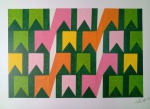 Zi Facella, Bandeiras, gravura PI, 50x70cm, 2025, sem moldura