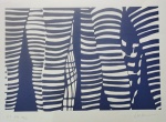 Kleber Ventura, Perna Azul, gravura, tiragem PI 2/2, 50x70cm, sem moldura