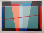 Paulo Calazans, Varal de Salvador, gravura, 50x70cm, sem moldura