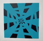 Judith Lauand, Composição, gravura 50/100, 50x50cm, sem moldura