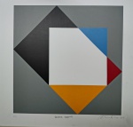 Peticov, Double Square, gravura, tiragem 8/65, 2016, 50x50cm, sem moldura