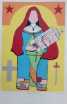 Gejo, Santa Rita, gravura 17/120, 2009, 50x29cm, sem moldura