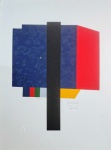 Eduardo Sued, Geométrico, gravura, tiragem 38/100, 43x32cm, sem moldura, necessita de limpeza