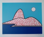 Carlos Furtado, Pão de Açúcar, gravura 4/100, 30x36cm, sem moldura