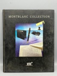 Catálogo oficial da Montblanc Collection é uma referência de luxo que detalha instrumentos de escrita icônicos, como a caneta-tinteiro Meisterstück 144 e o rollerball 163, além de acessórios em couro, como a carteira masculina com compartimentos para documentos. Trata-se de um item de valor para colecionadores e entusiastas da marca interessados na documentação histórica do design e das especificações de seus produtos.