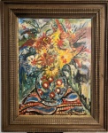 Guignard, óleo sobre tela, 60 X 46 cm, assinado no canto inferior direito, obra com documento