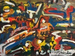 Jorge Guinle, óleo sobre tela, 30 X 40 cm, assinado no canto inferior direito