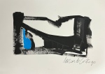 Amilcar de Castro, tempera sobre papel, 20 X 30 cm, Assinado no canto inferior direito