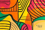 Burle Marx, aquarela sobre papel, 21 X 30 cm, assinado no canto inferior direito