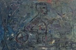 Ibere Camargo, óleo sobre tela,  40 X 60 cm, assinado no canto inferior direito e no verso