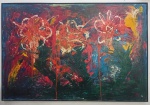 Jorge Guinle, óleo sobre tela, 100 X 150 cm, assinado no canto inferior direito e no verso