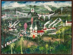 Guignard, óleo sobre tela, 40 X 54 cm, assinado no canto inferior direito e no verso, obra com documento