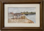 Kaminagai, aquarela sobre papel, 14 x 24 cm, assinado no canto inferior direito