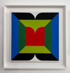 Ivan Serpa, óleo sobre tela, 50 X 50 cm, assinado no verso, obra com certificado.
