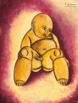 Vicente do Rego Monteiro, óleo sobre tela, 50 X 40 cm, assinado no canto superior esquerdo