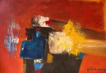 Yolanda Mohaly, óleo sobre tela, 30 X 45 cm, assinado no canto inferior direito