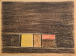 Dacosta, geométrico, crayon sobre papel, 18 X 23 cm, assinado no canto inferior direito