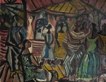Di Cavalcanti, óleo sobre tela, 40 X 50 cm, assinado no canto inferior direito, obra com documento