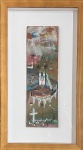 Guignard, óleo sobre madeira, 28 X 10 cm, assinado no canto inferior direito e no verso