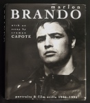 livro - Marlon Brando Portraits and Film Stills 1946-1995 - Truman Capote - Stewart, Tabori and Chang - 1996 - 1º ed. - 184 p. -  capa dura com sobrecapa e parte interna em excelente estado de conservação - (28x23,5)cm.