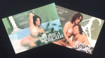 cinema nacional - Boneca Cobiçada - com Aldine Muller - pornochanchada - lote com 2 lobby cards - em bom estado de conservação - (21x30)cm.