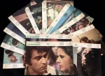 cinema nacional - Intimidade - com Vera Fischer - lote com 12 lobby cards - em bom estado de conservação - algumas marcas do tempo nas bordas dos cartazes - (26,5x35,5)cm.
