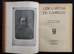 livro - Cem Cartas de Camillo - L. Xavier Barbosa (coordenadas e annotadas) - Companhia Editora Americana - 1922 - 129 p. - encadernação antiga com dorso em couro - lombada com marcas do tempo - miolo levemente amarelado - (23,5x16)cm.