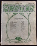 revista - Kosmos revista artística, scientifica e litteraria - Anno IV - Março 1907 - N. 3 - Editor-Proprietario Jorge Schmidt -  não numerada - brochura sem a capa posterior - miolo em ótimo estado - lombada com marcas de encadernação - exemplar levemente aparado - (30,2x24,7)cm.