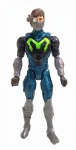 MAX STEEL - CLÁSSICO BONECO DE AÇÃO MAX STEEL ARTICULADO FEITO EM PLÁSTICO RÍGIDO, MODELO ATIRADOR TURBO FABRICADO PELA MATTEL, ANO 2016. MARCAS DO TEMPO E USO CONFORME FOTOS. MEDINDO 29 X 4 X 10 CM.