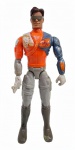MAX STEEL - CLÁSSICO BONECO DE AÇÃO MAX STEEL ARTICULADO FEITO EM PLÁSTICO RÍGIDO, MODELO DESERTO EXTREMO FABRICADO PELA MATTEL, ANO 2010. MARCAS DO TEMPO E USO CONFORME FOTOS. MEDINDO 30 X 4 X 10 CM.