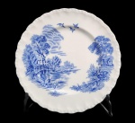 ANTIGO PRATO DE COLEÇÃO EM PORCELANA INGLESA GRINDLEY MODELO MAEADOW BROOK. COLOCADO ARAME COM MASSA PARA PENDURAR O PRATO. MEDINDO 17.5CM