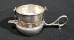 WMF - ANTIGO COADOR ALEMÃO EM METAL PRATEADO. MEDINDO 5 X 5.5 X 12 CM