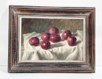 ETTORE FEDERIGHI ( 1909-1978) ANTIGO QUADRO ÓLEO SOBRE TELA " NATUREZA MORTA ". MEDINDO A MOLDURA 52 X 68 CM