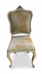ANTIGA CADEIRA NO ESTILO LUIZ XV NO ESTADO . PARA RESTAURO. MEDINDO 95.5 X 42 X 46 CM