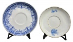 PORCELANA - LOTE COM PIRES EM PORCELANA PORTUGUESA DE COIMBRA E UM PIRES EM PORCELANA REAL. MEDINDO 12 CM E 10.5 CM