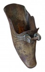 Antigo estribo em metal - 13x11x30 cm - com desgastes do tempo.