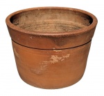 Vaso em cerâmica - 28x39 cm - com desgastes do uso.