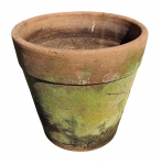Vaso em cerâmica - 36x39 cm - com desgastes do tempo.